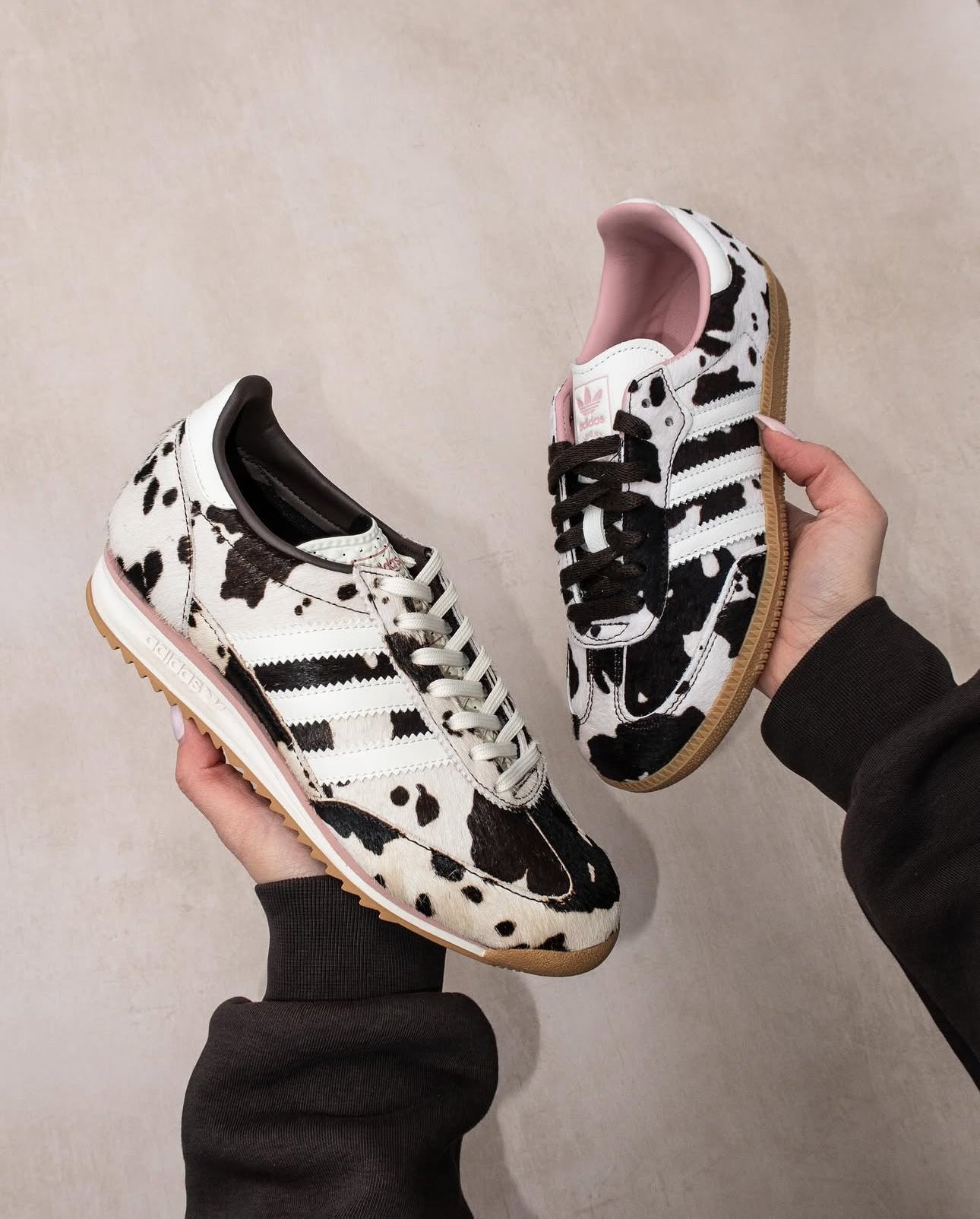 Adidas Samba & SL 72 OG Cow Print. The Wildest Sneakers of the Year?