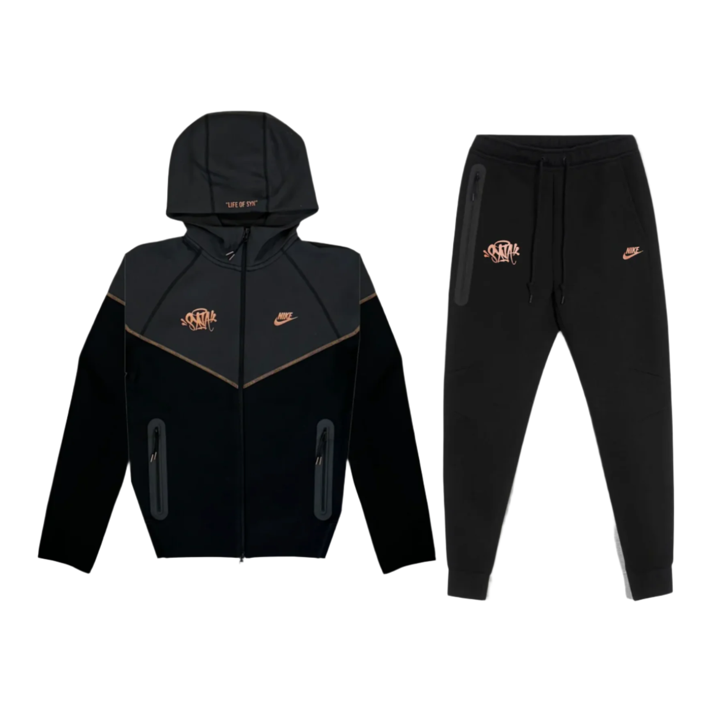 Nike Swoosh Tracksuit Nike Tracksuit Womens Black And Gold Nike