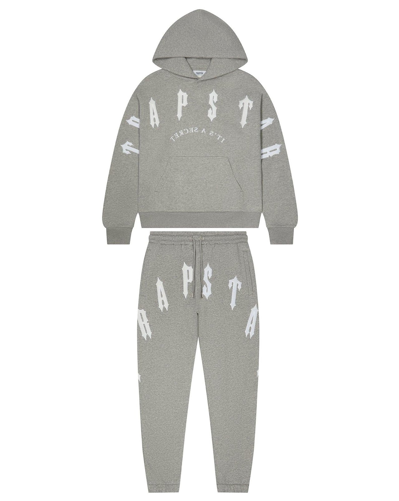 Trapstar Irongate Arch Chenille Tracksuit Grey/White – The Connect